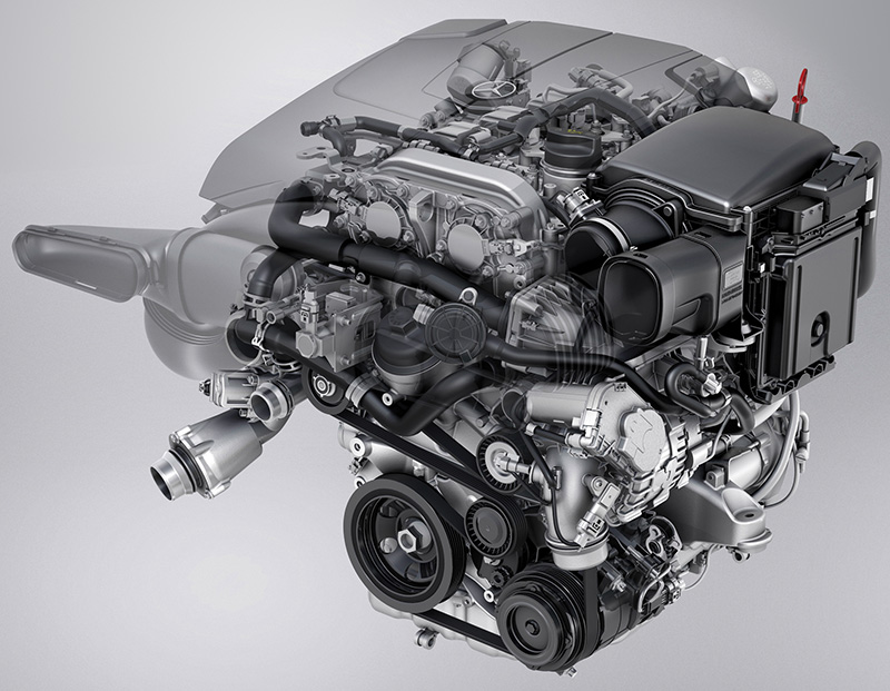 silnik mercedes m274