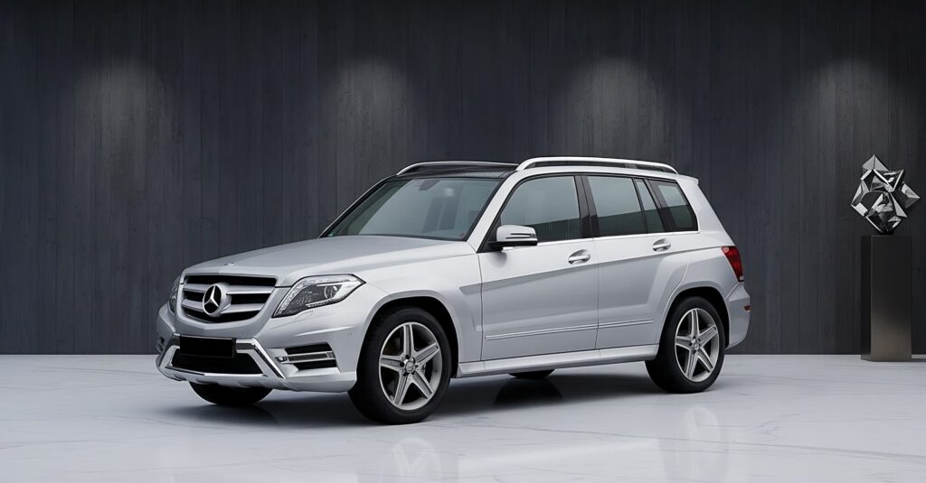01 GLK na tle UP Mercedes GLK